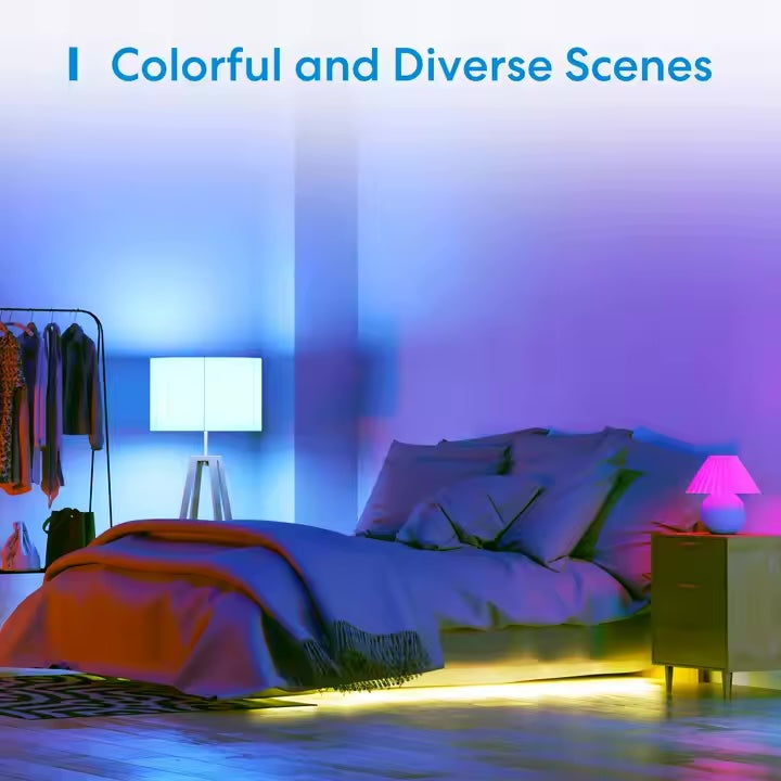 Smart Wi-Fi Color-Changing LED Bulbs – Works with Alexa & Google